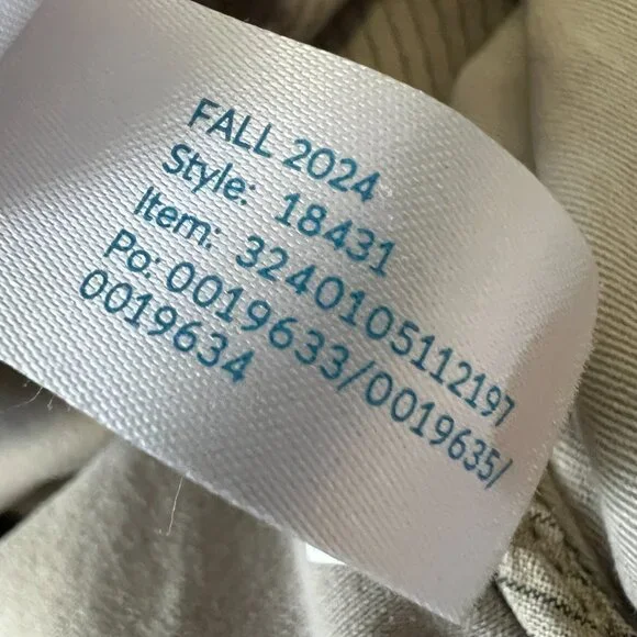 Marine Layer Taupe/Beige Relaxed Twill Cotton-Blend Field Pants - Men's 34x31 - Picture 5 of 7